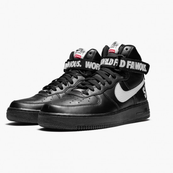 Nike Air Force 1 High Supreme World Famous Černá 698696 010 Sportovní obuv