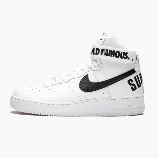 Nike Air Force 1 High Supreme World Famous Bílý 698696 100 Sportovní obuv