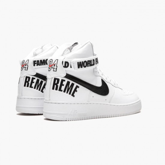 Nike Air Force 1 High Supreme World Famous Bílý 698696 100 Sportovní obuv