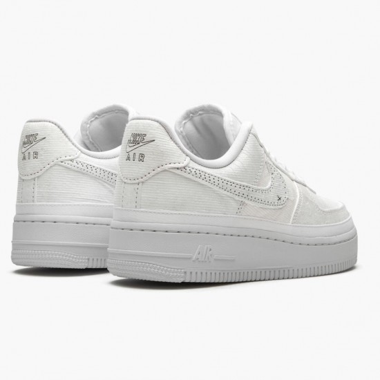 Nike Air Force 1 LX Reveal Černá Swoosh CJ1650 100 Sportovní obuv