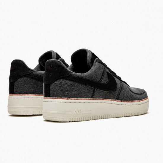 Nike Air Force 1 Low 3x1 Denim Černá 905345 006 Pánské Sportovní obuv