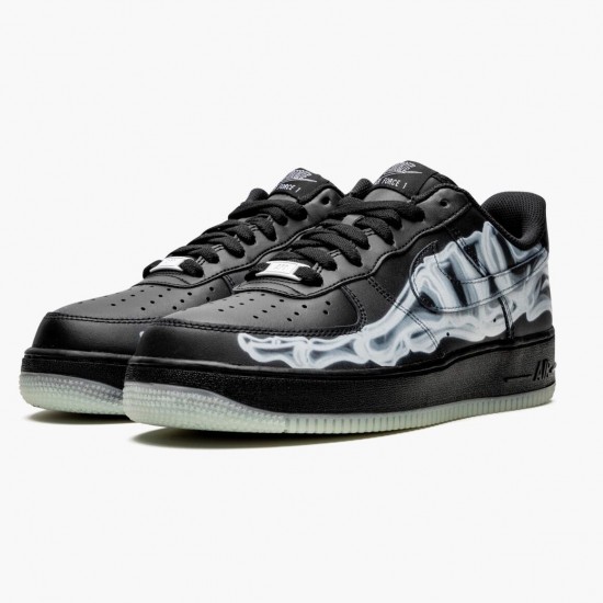 Nike Air Force 1 Low Černá Skeleton BQ7541 001 Pánské Sportovní obuv