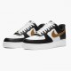 Nike Air Force 1 Low Černá Bílý Metallic Zlato CZ9189 001 Sportovní obuv