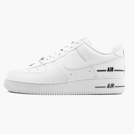 Nike Air Force 1 Low Double Air Low Bílý Černá CJ1379 100 Sportovní obuv