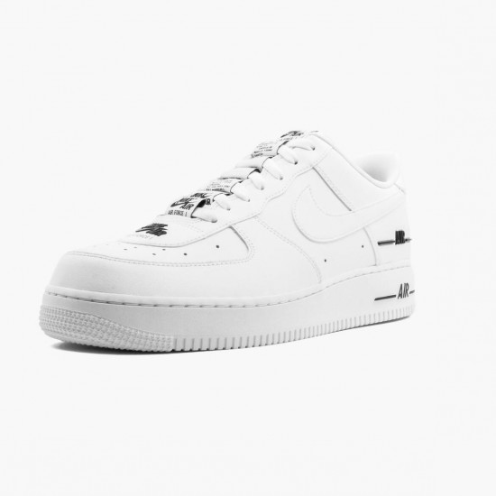 Nike Air Force 1 Low Double Air Low Bílý Černá CJ1379 100 Sportovní obuv