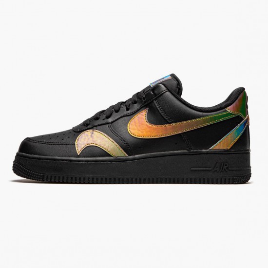 Nike Air Force 1 Low Misplaced Swooshes Černá Multi CK7214 001 Sportovní obuv