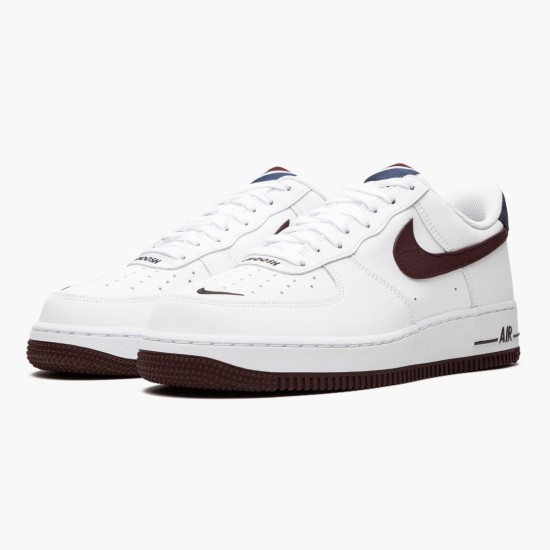 Nike Air Force 1 Low Obsidian Bílý University Červené CJ8731 100 Sportovní obuv