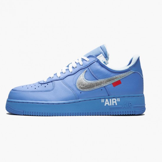 Nike Air Force 1 Low Off-Bílý MCA University Modrý CI1173 400 Sportovní obuv