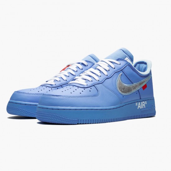 Nike Air Force 1 Low Off-Bílý MCA University Modrý CI1173 400 Sportovní obuv