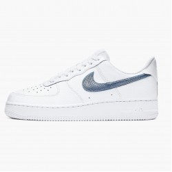 Nike Air Force 1 Low Pony Hair Snakeskin Midnight Turquoise CW7567 100 Sportovní obuv