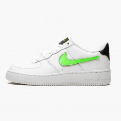 Nike Air Force 1 Low Removable Swoosh Bílý Zelená Strike AR7446 100 Sportovní obuv