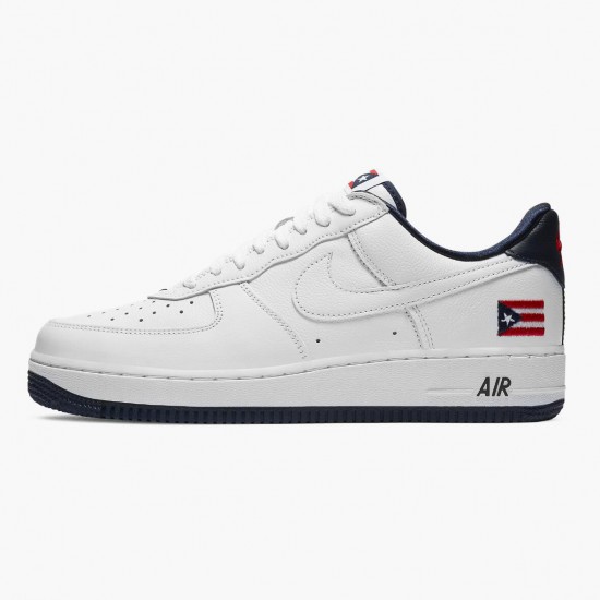 Nike Air Force 1 Low Retro Puerto Rico CJ1386 100 Sportovní obuv