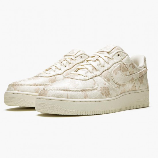 Nike Air Force 1 Low Satin Floral Pale Ivory AT4144 100 Sportovní obuv