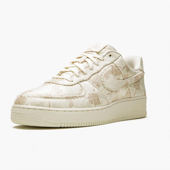 Nike Air Force 1 Low Satin Floral Pale Ivory AT4144 100 Sportovní obuv