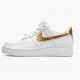 Nike Air Force 1 Low Bílý Metallic Zlato DC2181 100 Sportovní obuv