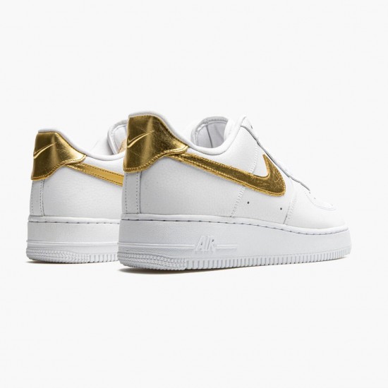 Nike Air Force 1 Low Bílý Metallic Zlato DC2181 100 Sportovní obuv