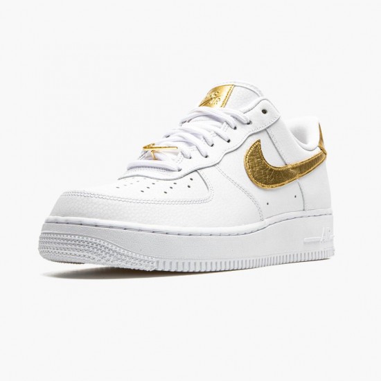 Nike Air Force 1 Low Bílý Metallic Zlato DC2181 100 Sportovní obuv