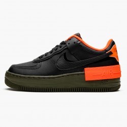 Nike Air Force 1 Shadow Černá Hyper Crimson Cargo Khaki CQ3317 001 Dámské Sportovní obuv