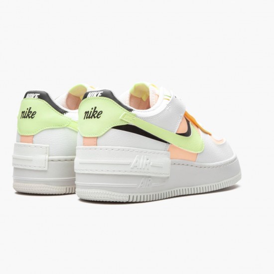 Nike Air Force 1 Shadow Summit Bílý Barely Volt Crimson Tint CI0919 107 Dámské Sportovní obuv