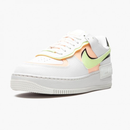 Nike Air Force 1 Shadow Summit Bílý Barely Volt Crimson Tint CI0919 107 Dámské Sportovní obuv