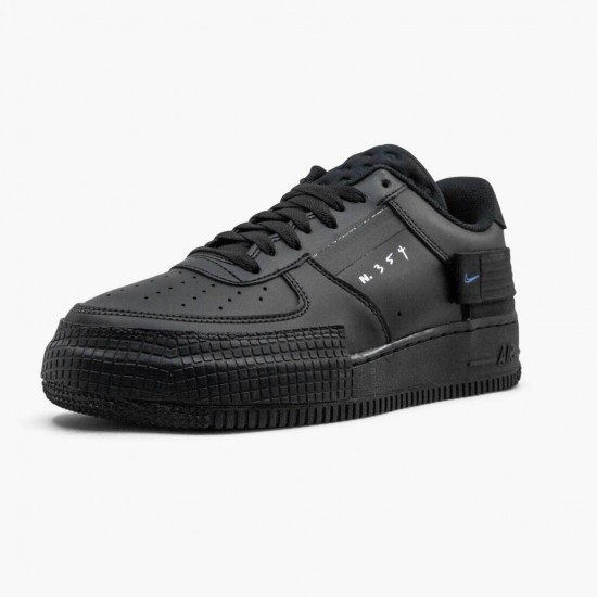 Nike Air Force 1 Type Černá Royal AT7859 001 Sportovní obuv