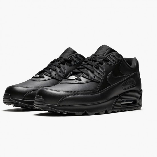 Nike Air Max 90 Leather Černá 302519 001 Běžecké Boty