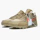 Nike Air Max 90 OFF WHITE Desert Ore AA7293 200 Běžecké Boty