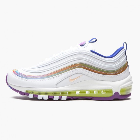 Nike Air Max 97 Bílý Iridescent Stripes CW2456 100 Dámské Běžecké Boty