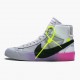 Nike Blazer Mid Off Bílý Wolf Šedá Serena Queen AA3832 002 Sportovní obuv