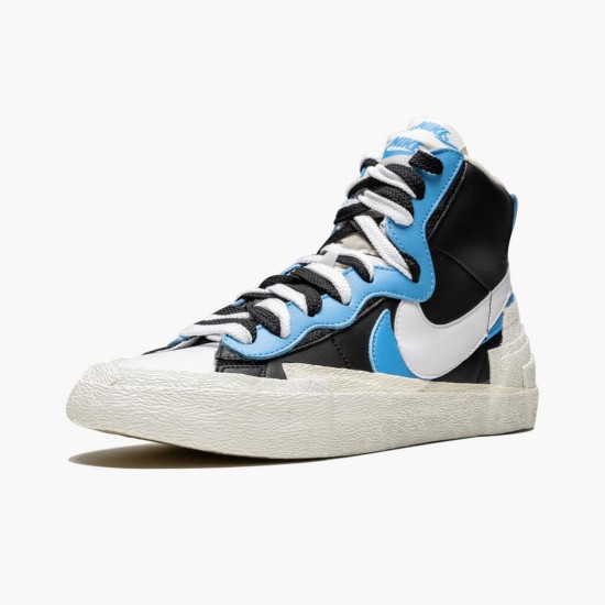 Nike Blazer Mid sacai Bílý Černá Legend Modrý BV0072 001 Sportovní obuv