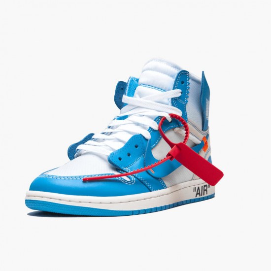 Air Jordan 1 Retro High Off Bílý University Modrý AQ0818 148 Pánské Sportovní obuv