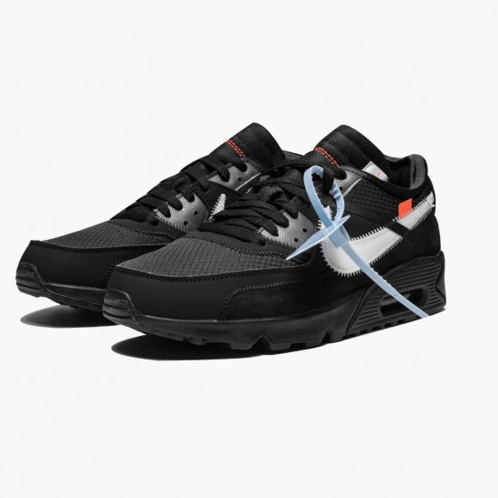 Nike Air Max 90 OFF WHITE Černá AA7293 001 Sportovní obuv