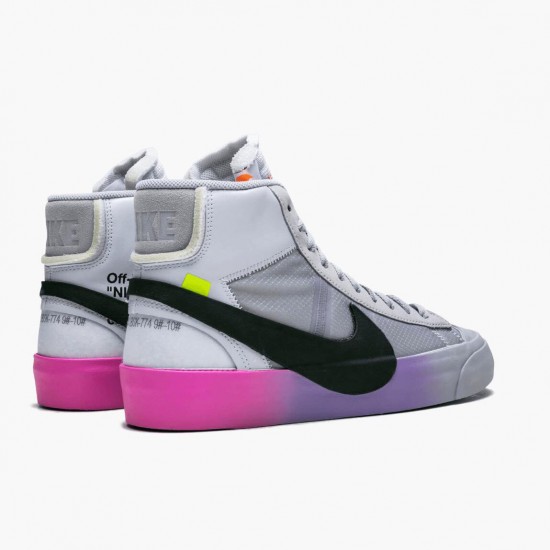 Nike Blazer Mid Off-Bílý Wolf Šedá Serena Queen AA3832 002 Sportovní obuv