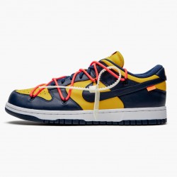 Nike Dunk Low Off Bílý University Zlato Midnight Navy CT0856 700 Sportovní obuv