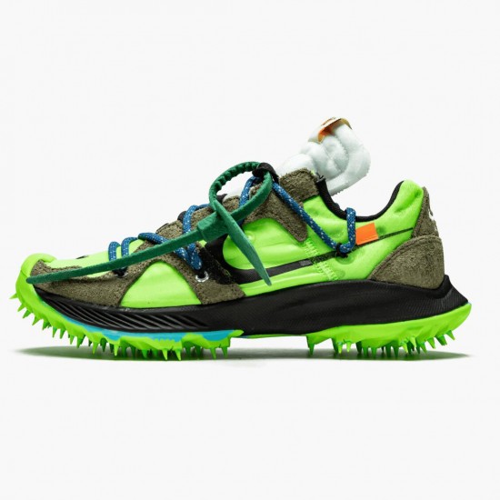 Nike Zoom Terra Kiger 5 OFF WHITE Electric Zelená CD8179 300 Sportovní obuv