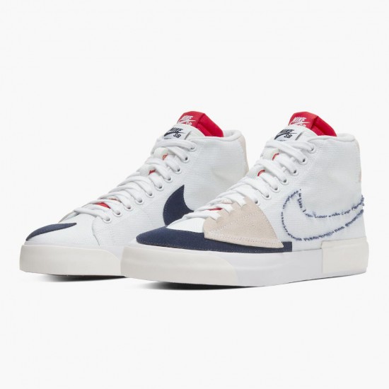 Nike SB Blazer Mid Edge Hack Pack Bílý