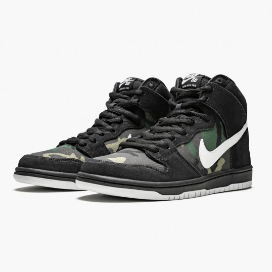 Nike SB Dunk High Camo CT6680 100 Sportovní obuv