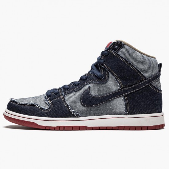 Nike SB Dunk High Reese Forbes Denim CT6680 100 Pánské Sportovní obuv