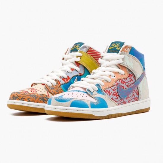 Nike SB Dunk High Thomas Campbell What the Dunk 918321 381 Sportovní obuv