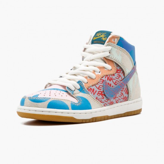 Nike SB Dunk High Thomas Campbell What the Dunk 918321 381 Sportovní obuv