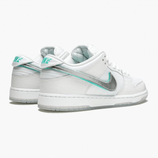 Nike SB Dunk Low Diamond Supply Co Bílý Diamond BV1310 100 Sportovní obuv