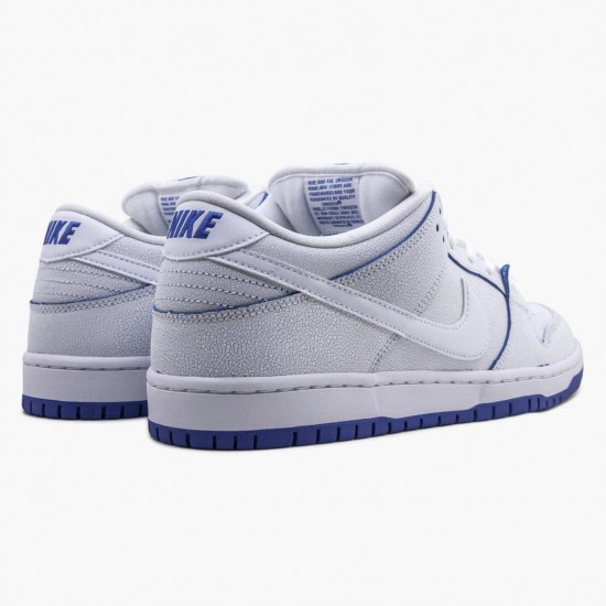 Nike SB Dunk Low Premium Bílý Game Royal CJ6884 100 Sportovní obuv