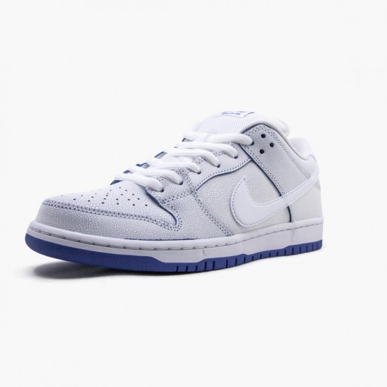 Nike SB Dunk Low Premium Bílý Game Royal CJ6884 100 Sportovní obuv