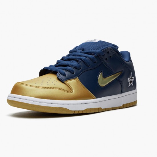 Nike SB Dunk Low Supreme Jewel Swoosh Zlato CK3480 700 Pánské Sportovní obuv