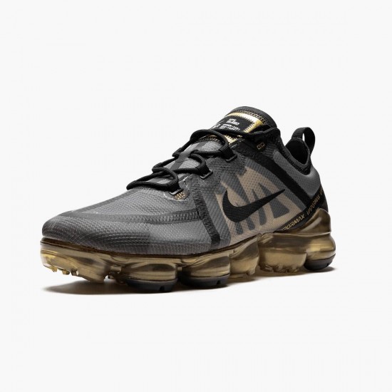 Nike Air VaporMax 2019 Černá Metallic Zlato AR6631 002 Běžecké Boty