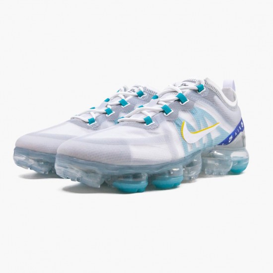 Nike Air VaporMax 2019 Bílý University Zlato Wolf Šedá CI1240 102 Běžecké Boty