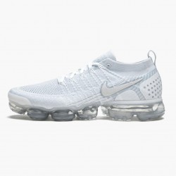 Nike Air VaporMax Flyknit 2 Bílý Vast Šedá 942842 105 Běžecké Boty 