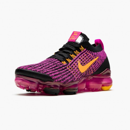 Nike Air VaporMax Flyknit 3 Laser Fuchsia Laser Oranžovýý AJ6910 600 Dámské Běžecké Boty