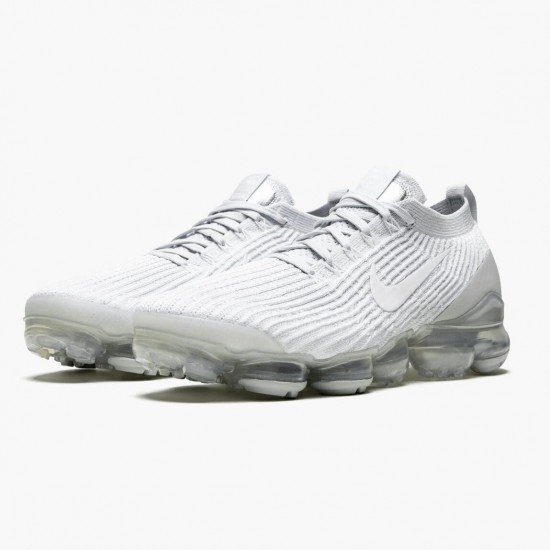 Nike Air VaporMax Flyknit 3 Bílý Pure Platinum AJ6900 102 Běžecké Boty