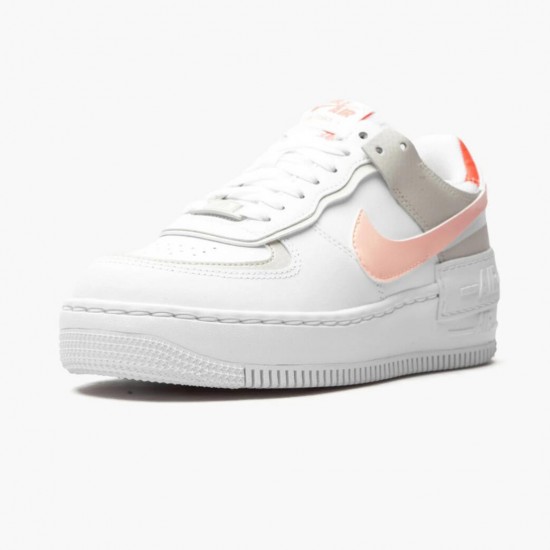 Wmns Air Force 1 Shadow Bílý/Crimson Tint Běžecké Boty DH3896-100